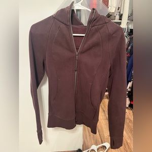 Burgundy/brown lululemon jacket
